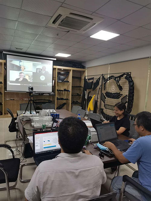 Under the current epidemic situation, we connect projects with customers through video conference