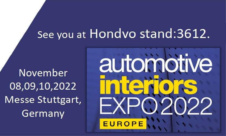 We Would Like to See You in Automotive Interiors EXPO November 9-11, 2021 EUROPE in Stuttgart, Germany